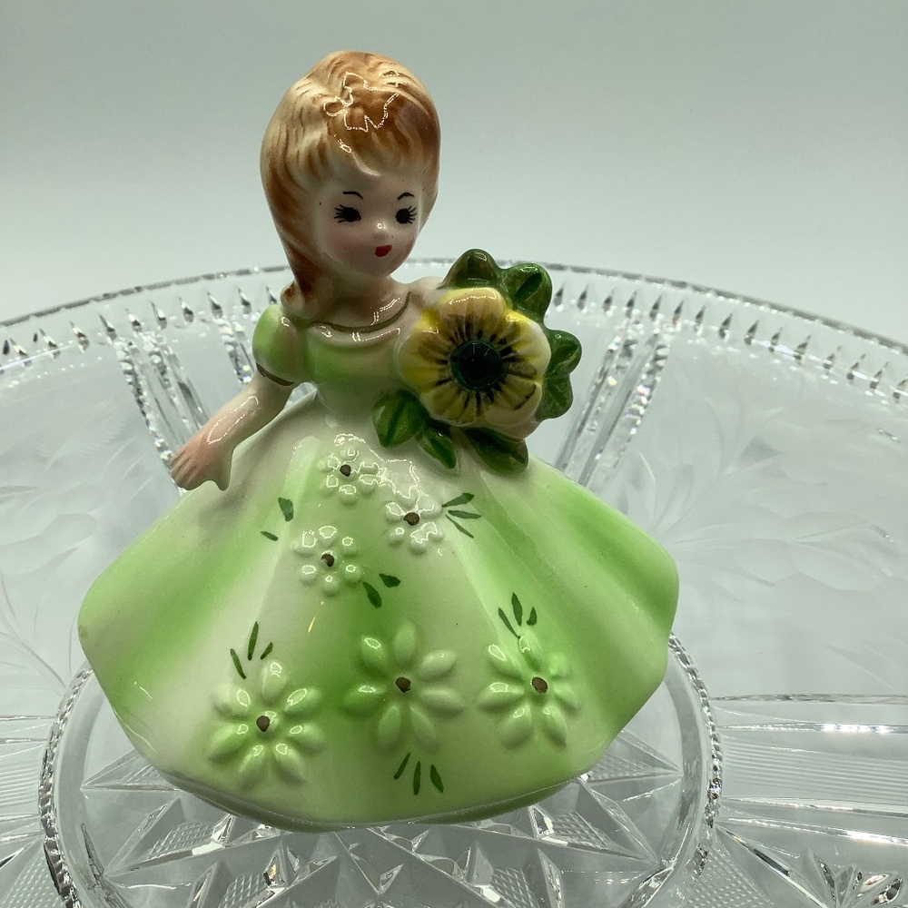 Vintage Josef Originals MAY - Emerald Birthstone Doll